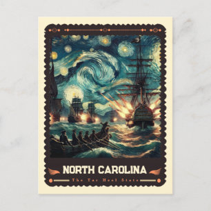North Carolina Vincent van Gogh geïnspireerd Briefkaart