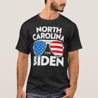 North Carolina voor Biden Cool oom Joe Aviator V T-shirt