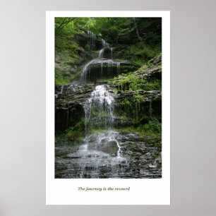 North Carolina Waterfall Poster