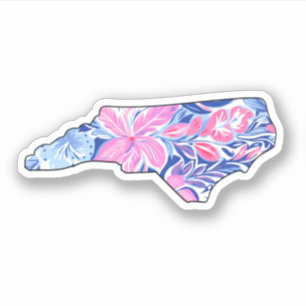North Carolina - Zomerse Sticker - Lilly Inspired
