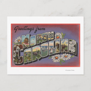 North CarolinaLarge Letter Scenes Briefkaart