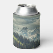 North Cascade: Majestic Mountain Peak. Blikjeskoeler (Blikje Voorkant)