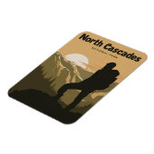 North Cascades National Park Backpacken Magneet (Linkerzijde)