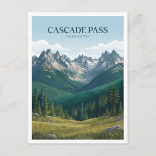 North Cascades National Park — Cascade Pass Reis Briefkaart