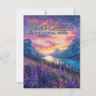 North Cascades National Park Washington Kaart