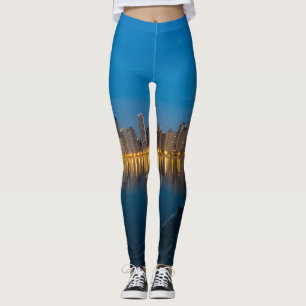 North Chicago Cityscape Leggings