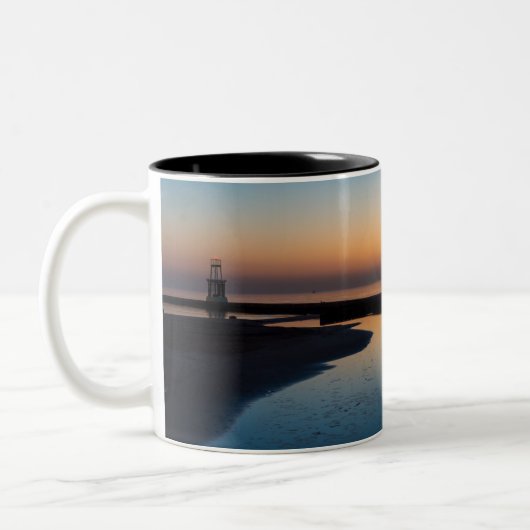 North Chicago Lighthouse Dawn café Mug (Gauche)