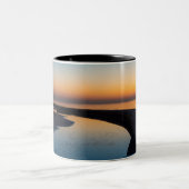 North Chicago Lighthouse Dawn café Mug (Centre)
