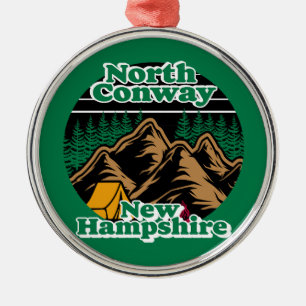 North Conway, New Hampshire Metalen Ornament