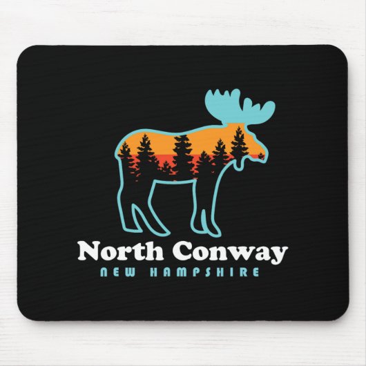 North Conway New Hampshire Moose Mountains Muismat (Voorkant)