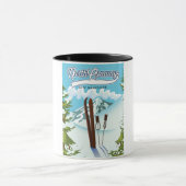 North Conway New Hampshire, naar ski Mok (Midden)