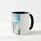 North Conway New Hampshire, naar ski Mok (Voorkant rechts)