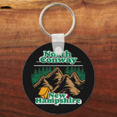  North Conway New Hampshire Sleutelhanger (Achterkant)