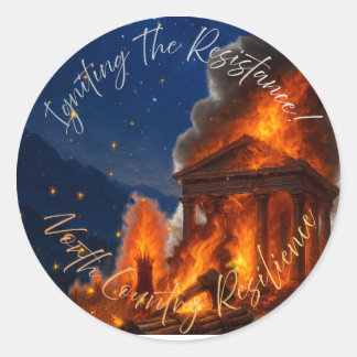 North Country Weerstandsstickers Ronde Sticker