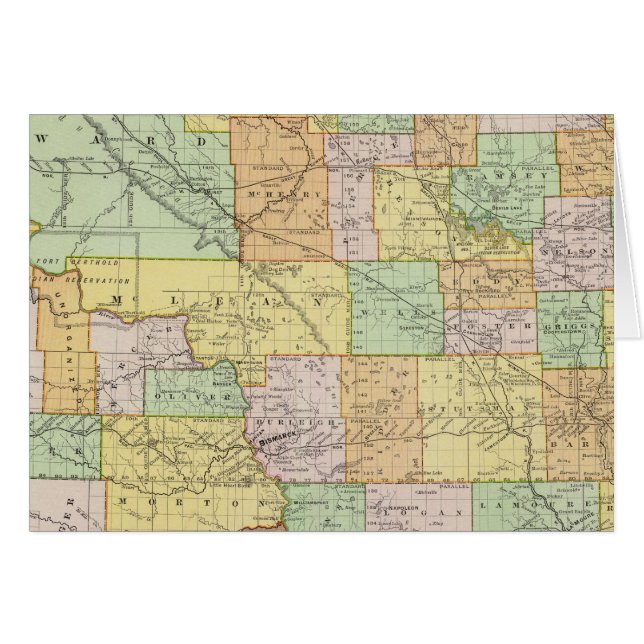 North Dakota (Voorkant Horizontaal)