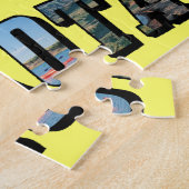 North Dakota Afbeelding Text Legpuzzel (Zijkant)