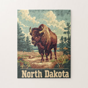 North Dakota Bison  Legpuzzel
