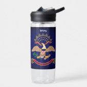 North Dakota Flag Waterfles (Links)