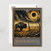North Dakota | Gotische kunst Briefkaart (Voorkant / Achterkant)