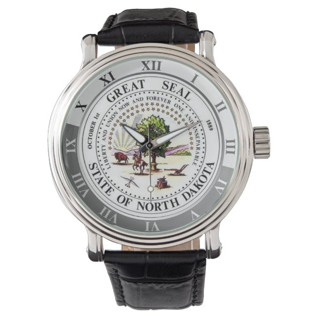 North Dakota Horloge (Voorkant)