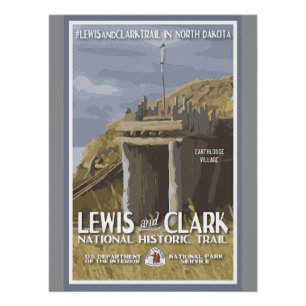 North Dakota, Lewis en Clark Trail, Perfect Poster