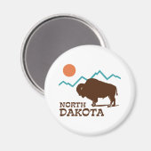 North Dakota Magneet (Voorkant / Achterkant)