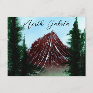 North Dakota Mountain Runoff Briefkaart