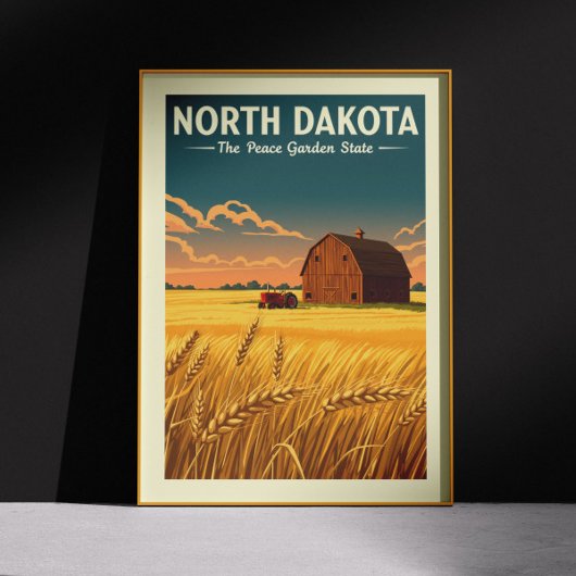 North Dakota Poster