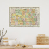 North Dakota Poster (Keuken)