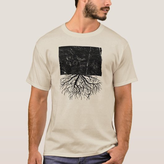 North Dakota Roots T-shirt (Voorkant)