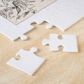 North Dakota Shaped Dakotan  Afbeelding Map Legpuzzel (Zijkant)