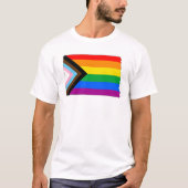 North Dakota State Pride LGBTQ Progress Pride T-shirt (Voorkant)