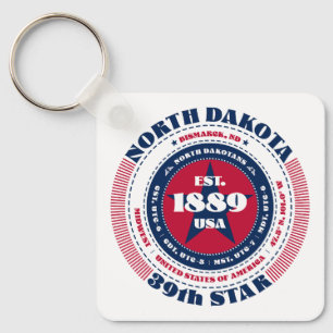 North Dakota State Sleutelhanger
