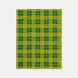 North Dakota State University Bison Tartan Fleece Deken