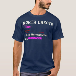 North Dakota Sterkere Moeder T-shirt