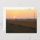 North Dakota Sunrise Briefkaart (Voorkant / Achterkant)