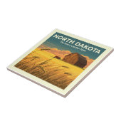 North Dakota Tegeltje (Zijkant)