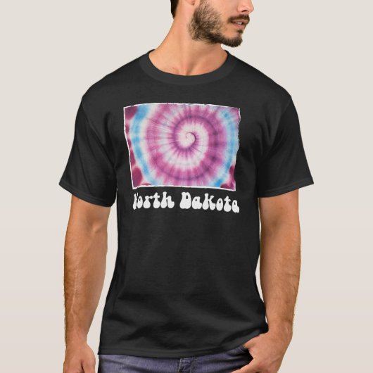 North Dakota Tie Dye T-shirt (Voorkant)