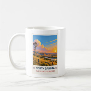 North Dakota USA – Vintage Reis Mok