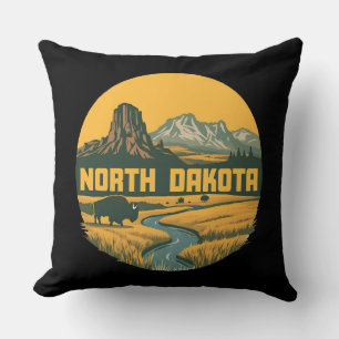 North Dakota Verenigde Staten Kussen