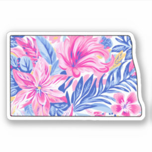 North Dakota - Zomerse Sticker - Lilly Inspired