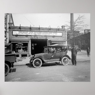 North East Auto Exchange, 1926. foto Poster