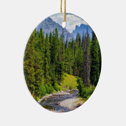 North Fork Shoshone Keramisch Ornament (Rechts)