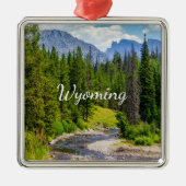North Fork Shoshone River Premium Square Ornament (Voorkant)
