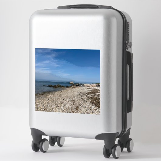 North Fork Sound Custom-Cut Vinyl Sticker (Sur valise)