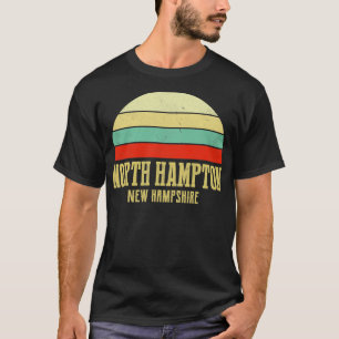 NORTH HAMPTON NEW HAMPSHIRE Retro Sunset T-shirt