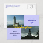 North Head Light, Cape Disnomination Cartes postal (Devant / Derrière)