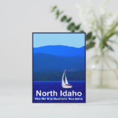 North Idaho Blue Briefkaart (Staand voorkant)