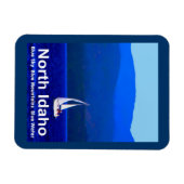 North Idaho Blue Magneet (Horizontaal)