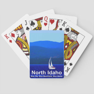 North Idaho Blue Speelkaarten